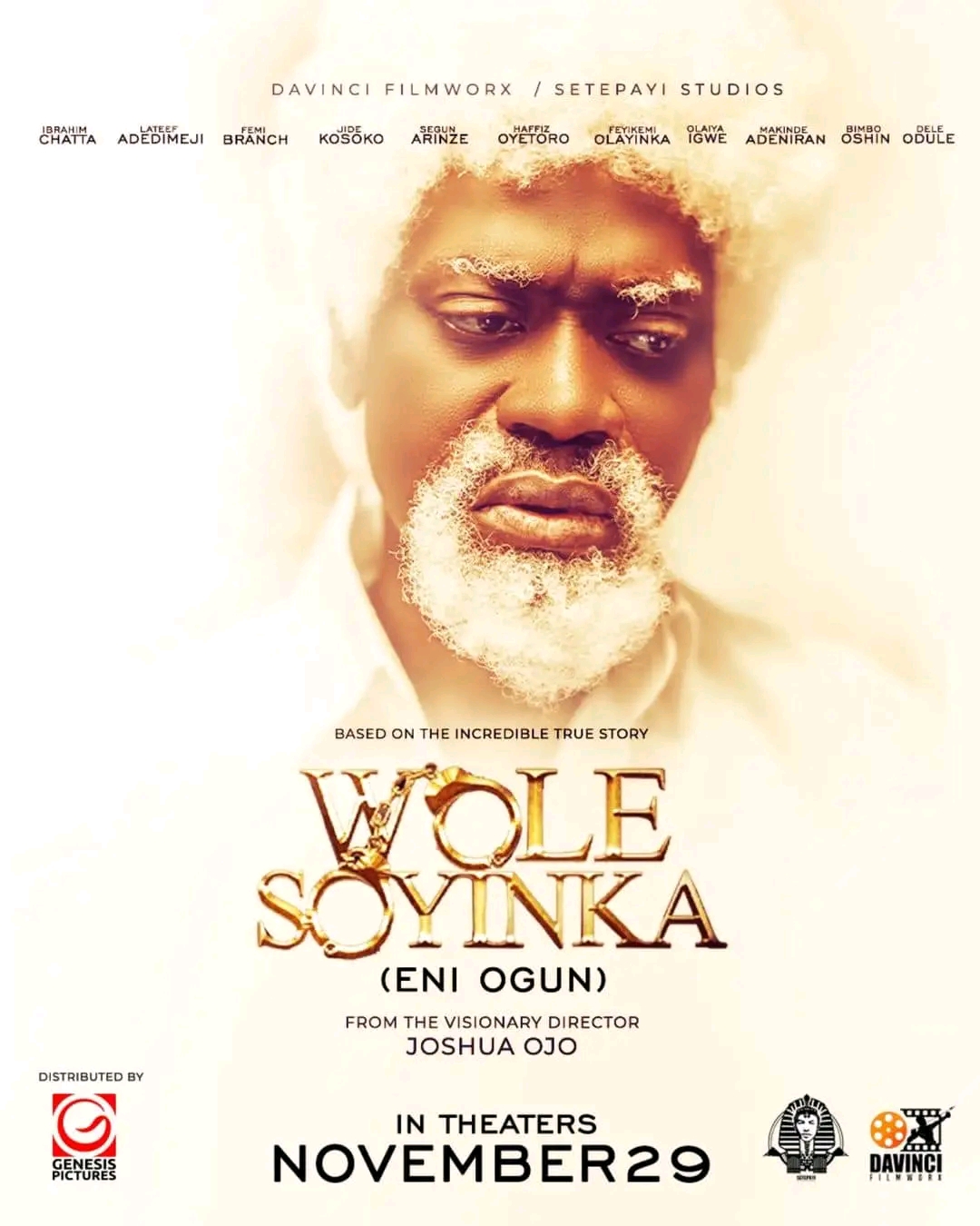 Wole Soyinka Biopic 'Eni Ogun' Set for November Release